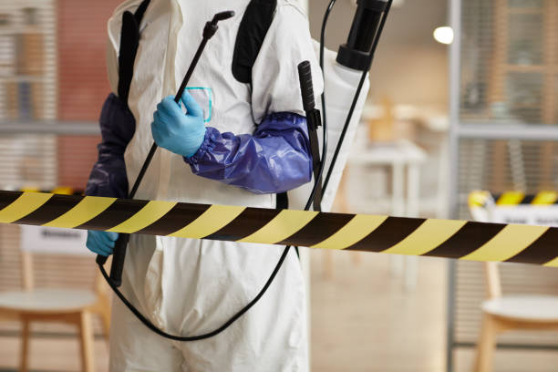 Professional Biohazard Cleanup technician working in Lewiston, MN